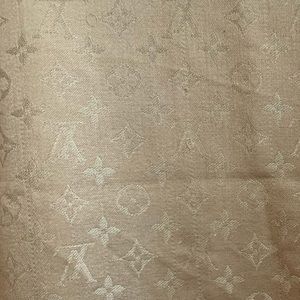 Louis Vuitton Gold Monogram Scarf